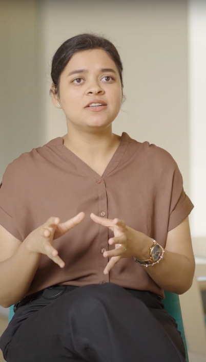 a person sitting in a chair