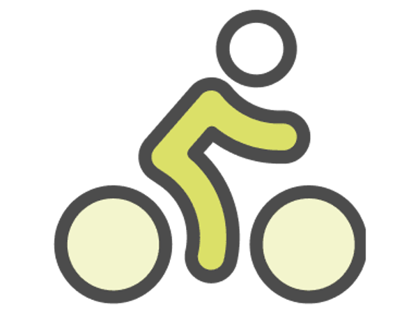 a yellow and black bike