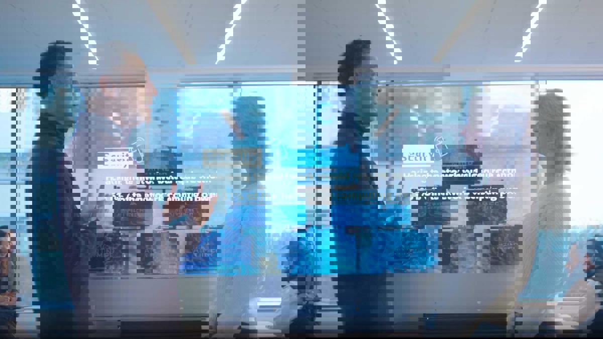 a person and person talking to each other