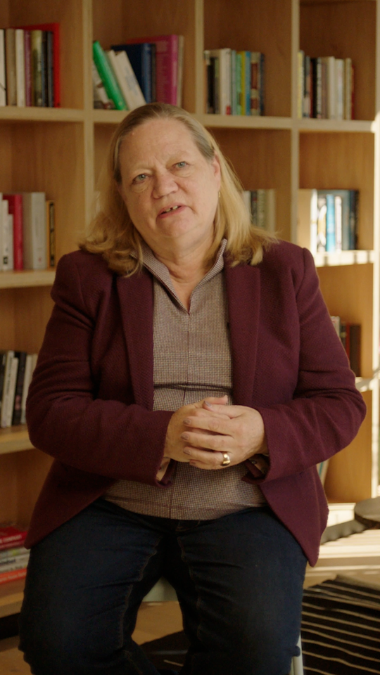 a person sitting in a chair