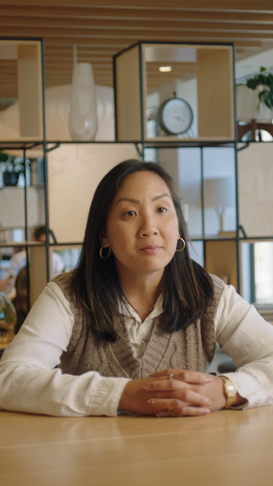 a person sitting at a table