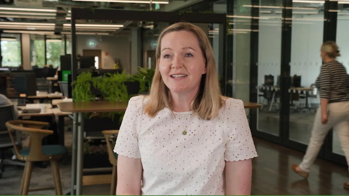 a person in a white shirt