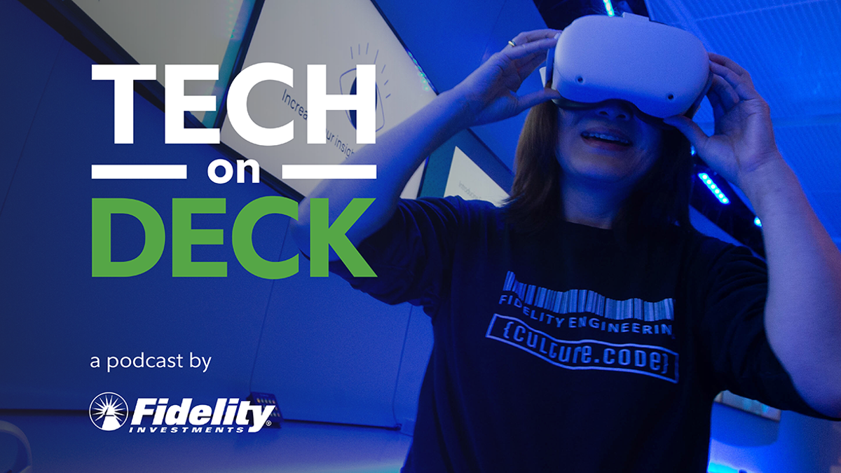 a person wearing a virtual reality goggles