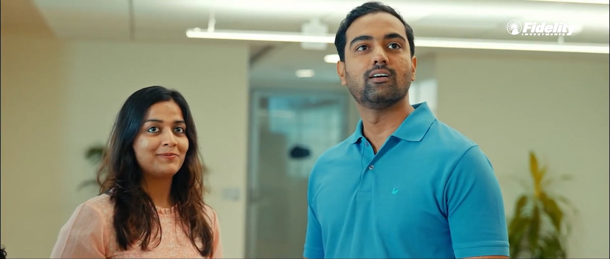 a person and person looking at each other