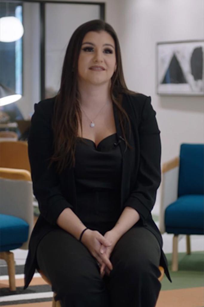 a person sitting in a chair